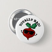 Totaal Rad Funny Veggie Radish Pun Ronde Button 5,7 Cm (Voorkant /achterkant)
