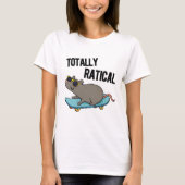 Totaal Ratig Funny Rat Pun T-shirt (Voorkant)