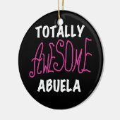 Totaal Roze T-shirts Geweldige Abuela en Giften Keramisch Ornament (Links)