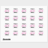 Totaal Roze T-shirts Geweldige Abuela en Giften Ronde Sticker (Vel)