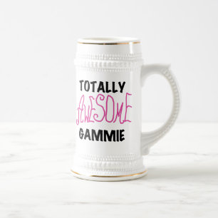 Totaal Roze T-shirts Geweldige Gammie en Giften Bierpul