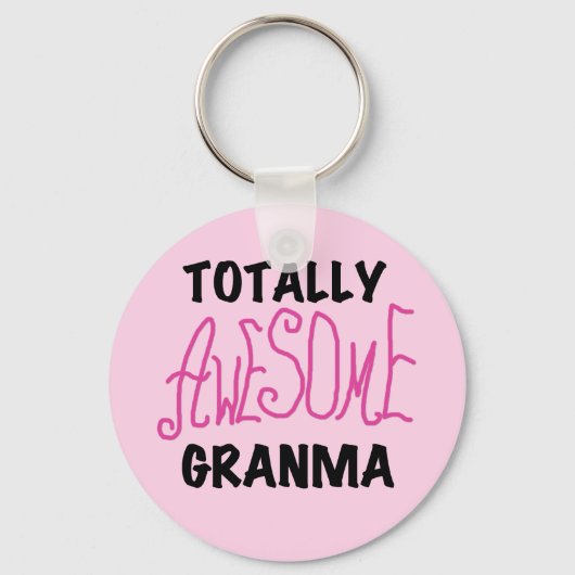 Totaal Roze T-shirts Geweldige Granma en Giften Sleutelhanger (Voorkant)