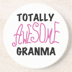 Totaal Roze T-shirts Geweldige Granma en Giften Zandsteen Onderzetter
