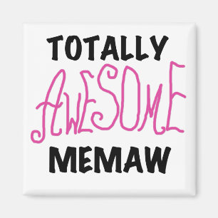 Totaal Roze T-shirts Geweldige Memaw en Giften Magneet