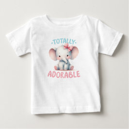 Totaal Schattig Baby olifant T-shirt