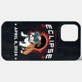 Totaal Solar Eclipse April 2024 Bulldog Lover Gift Case-Mate iPhone Case (Achterkant (horizontaal))