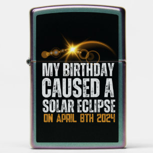 Totaal Solar Eclipse Grappige Verjaardag 4-8-2024