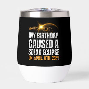 Totaal Solar Eclipse Grappige Verjaardag 4-8-2024