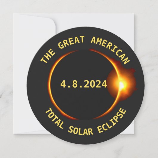 Totaal Solar Eclipse Viewing Party 4.8.2024 Vereni Kaart (Voorkant)