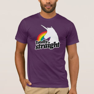 TOTAAL STRAIGHT UNICORN - WHITE -.png T-shirt