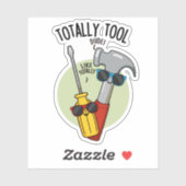 Totaal Tool Grappige Handyman Pun Sticker (Vel)