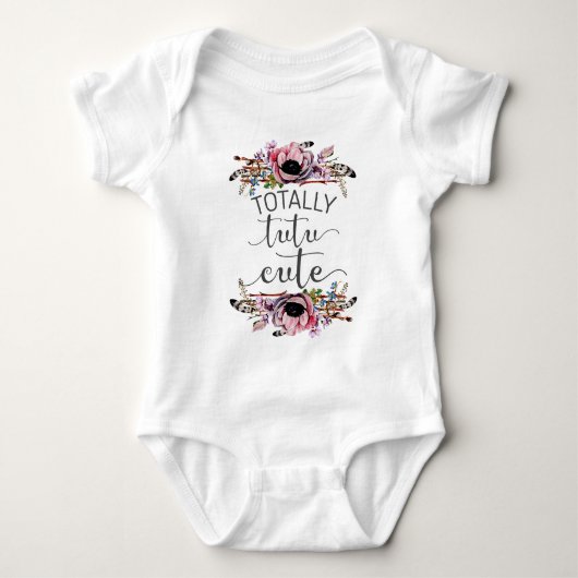 Totaal Tutu Cute Baby Girl Boho Bloem Frame Tutu Romper (Voorkant)