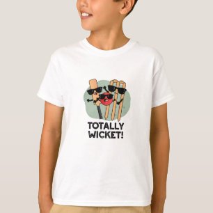 Totaal Wicket Grappige Sport Cricket Pun T-shirt