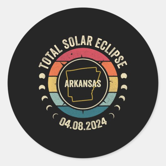 Totaal zonne-energie 2024 Amerikaanse totalen apri Ronde Sticker (Voorkant)