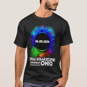 Totaal zonne-energie Cincinnati OHIO 8 april 2024  T-shirt