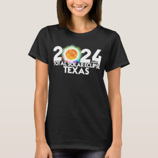 Totaal Zonneclipse TEXAS 2024 Amerikaanse Totalite T-shirt