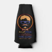 Totaal zonnepanelen 21 augustus 2017 Funny Hipster Flesjeskoeler (Voorkant)