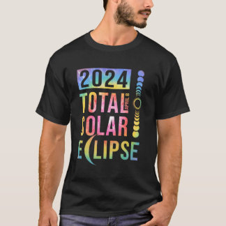 Totaal zonneschijn - 8 april 2024 Totalen fase T-shirt