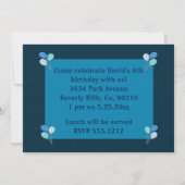 Total Birthday Boy In Blue Invitation (Dos)