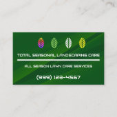 Total Carte de visite saisonnier des soins d'aména (Devant)