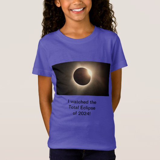 Total Eclipse de 2024 ! T-shirt fille (Devant)