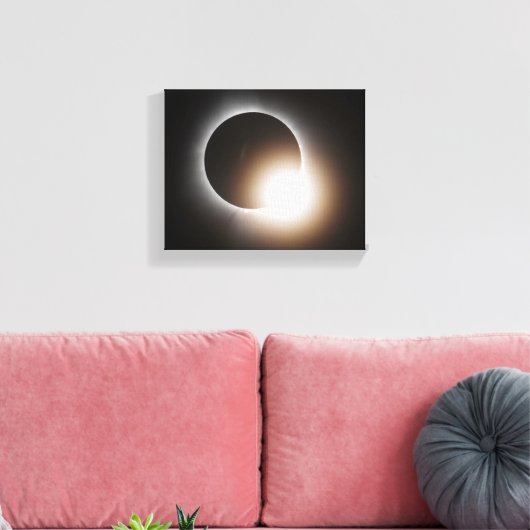 Total Eclipse Ind. | Canvas Afdruk (Insitu (Woonkamer))