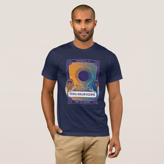 Total Eclipse Shirt - Mannen (Voorkant volledig)