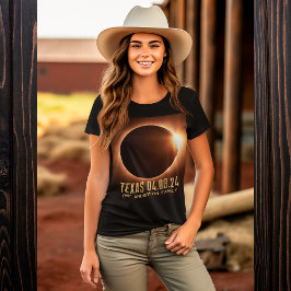 Total Eclipse Texas 2024 gepersonaliseerd T-shirt