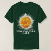 Total MAINE 2024 Total Solaire Eclipse T-shirt (Design devant)
