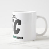 Total Rec Jumbo Mug - Police verte (Droite)