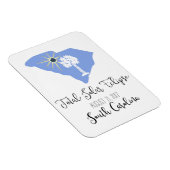 Total Solaire Éclipse Magnet de Caroline du Sud (Côté Droit)