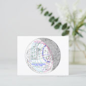 Total Solar Eclipse 2026 Map Briefkaart (Staand voorkant)