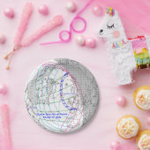 Total Solar Eclipse 2026 Map Papieren Bordje (Feest)