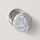 Total Solar Eclipse 2026 Map Ronde Button 3,2 Cm (Voorkant /achterkant)