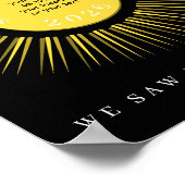 Total solar eclipse 2026 your text personalized poster (Hoek)