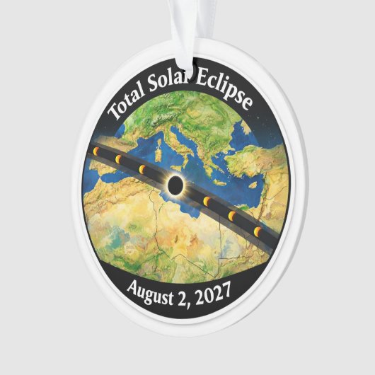 Total Solar Eclipse 2027 Map (devant)