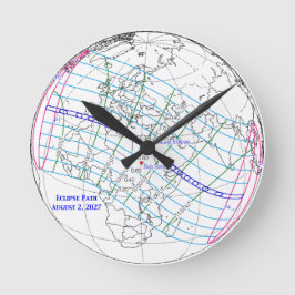 Total Solar Eclipse 2027 Map Ronde Klok