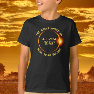 Total Solar Eclipse 8 april 2024 Verenigde Staten T-shirt