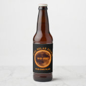 Total Solar Eclipse August 12, 2026 Bier Etiket (Voorkant)