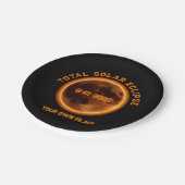 Total Solar Eclipse August 12 2026 Papieren Bordje (Gekanteld)