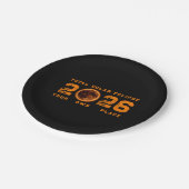 Total Solar Eclipse August 12 2026 Papieren Bordje (Gekanteld)