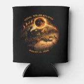 Total Solar Eclipse August 12 2026-Path of Totalit Blikjeskoeler (Voorkant)