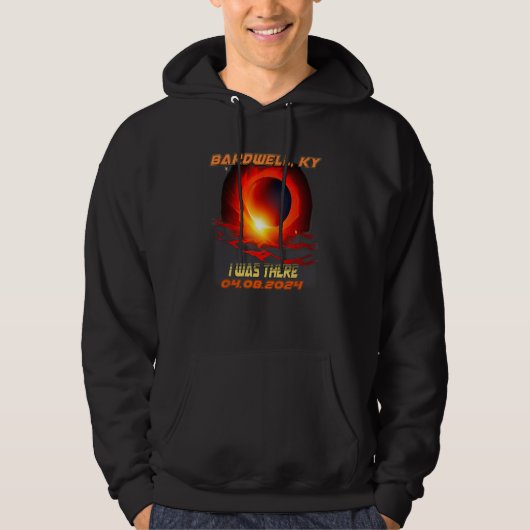 Total Solar Eclipse I Was There Bardwell Kentucky  Hoodie (Voorkant)