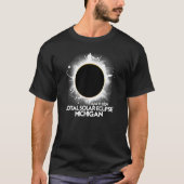 Total Solar Eclipse Michigan 2024 American Totalit T-shirt (Voorkant)