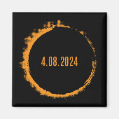 Total Solar Eclipse USA 8 april 2024 Magneet (Voorkant)