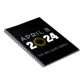 Total Solar Eclipse USA 8 april 2024 Notitieboek (Rechterzijde)