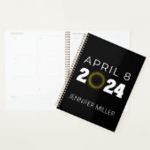Total Solar Eclipse USA 8 april 2024 Planner (Display)