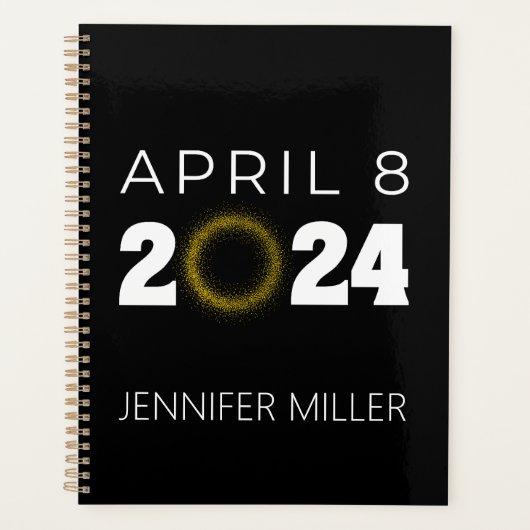 Total Solar Eclipse USA 8 april 2024 Planner (Voorkant)