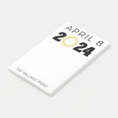 Total Solar Eclipse USA 8 april 2024 Post-it® Notes (Schuin)