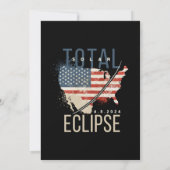 Total Solar Eclipse USA Kaart Bekijken Partij (Achterkant)